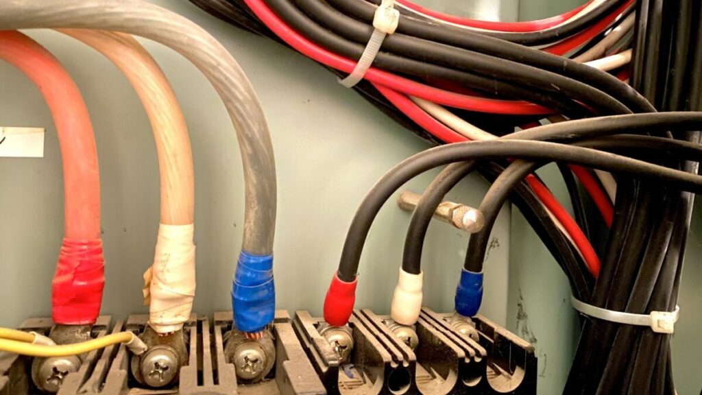 配線の接続状態