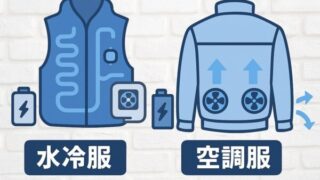 空調服と水冷服の違いとは？｜メリット・デメリットと選び方について解説